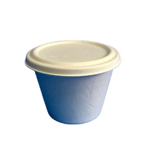 Environmental Disposable bagasse sugar cane soup cups 12 oz